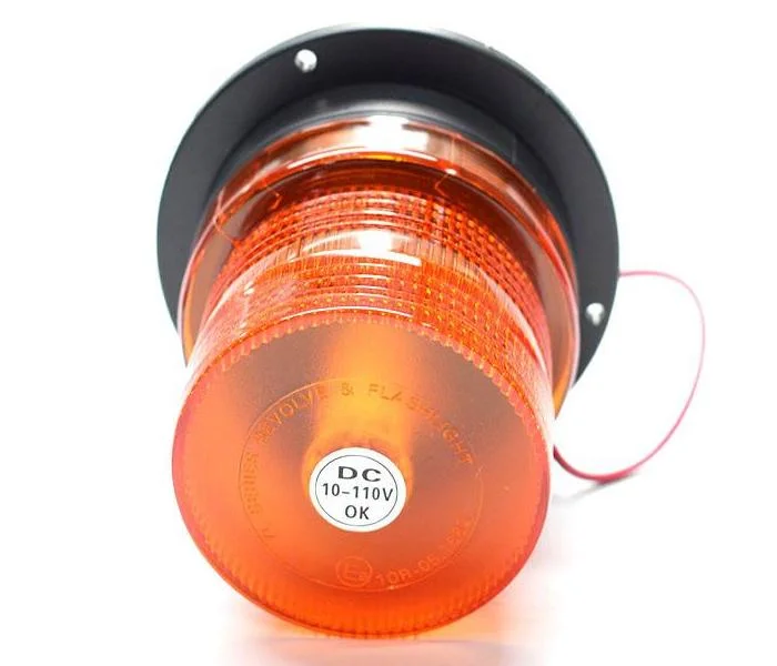 LED Type 10V-110V Wide Voltage Flashing Warning Strobe Safety Quiet Light Lamp for Forklift Truck Car Beacon